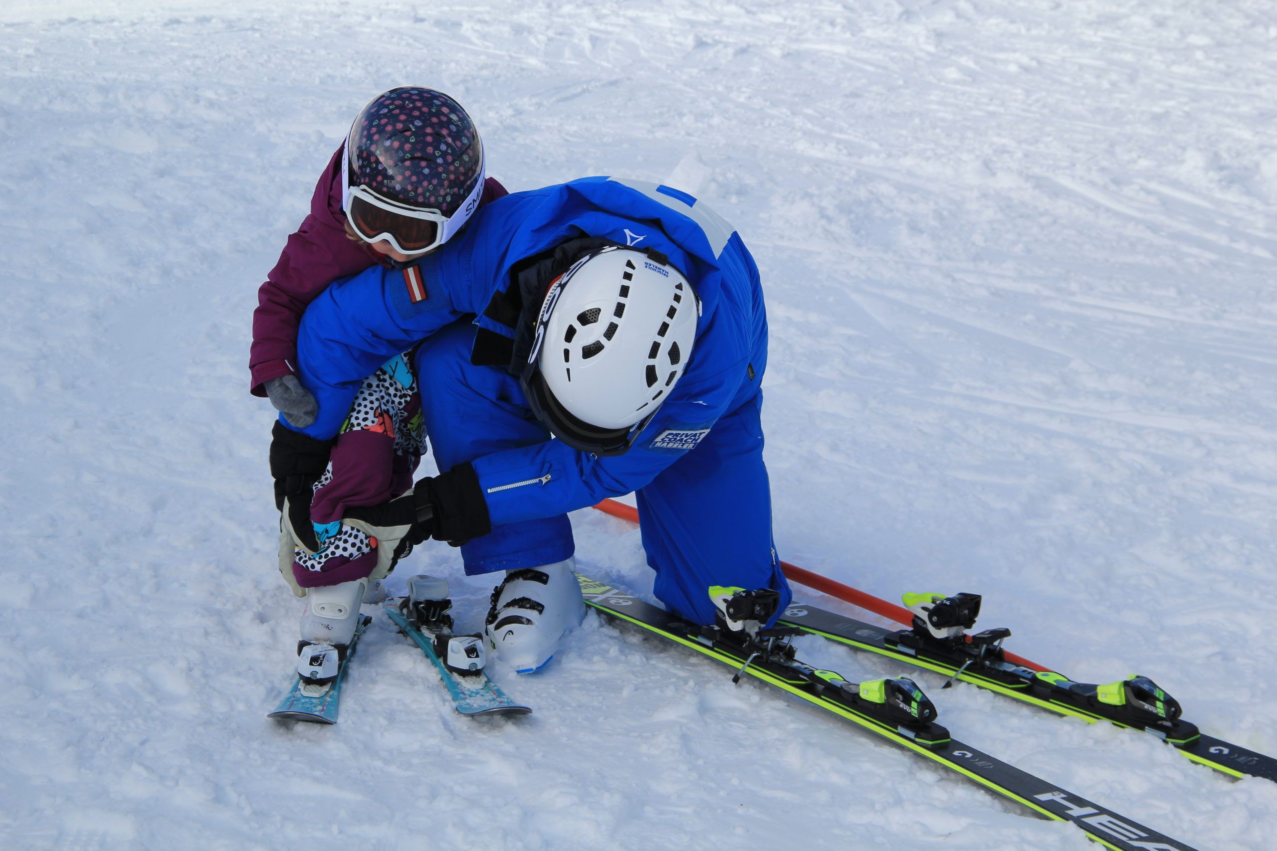 Equipment Check with Ski Courses Children