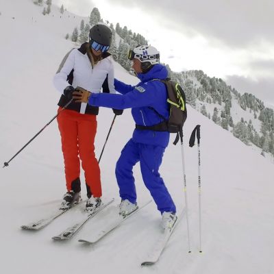 Position am Ski erklären