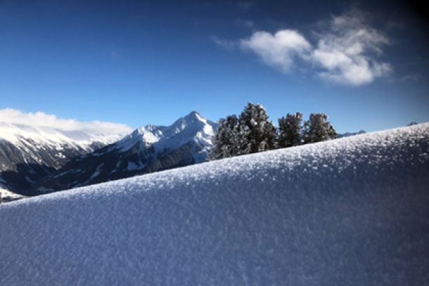 Ahornspitze mit Schnee