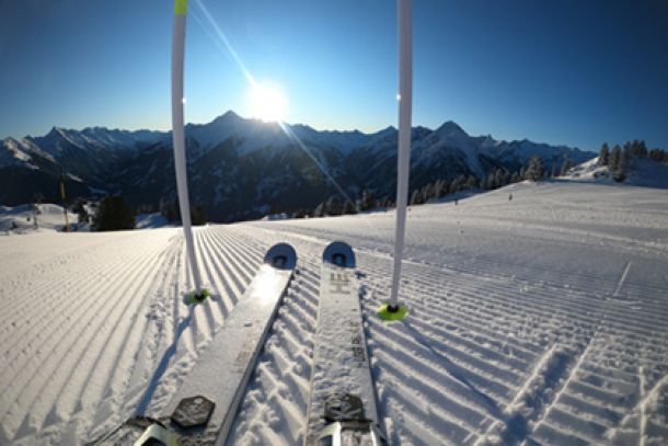 perfect ski conditions in Mayrhofen