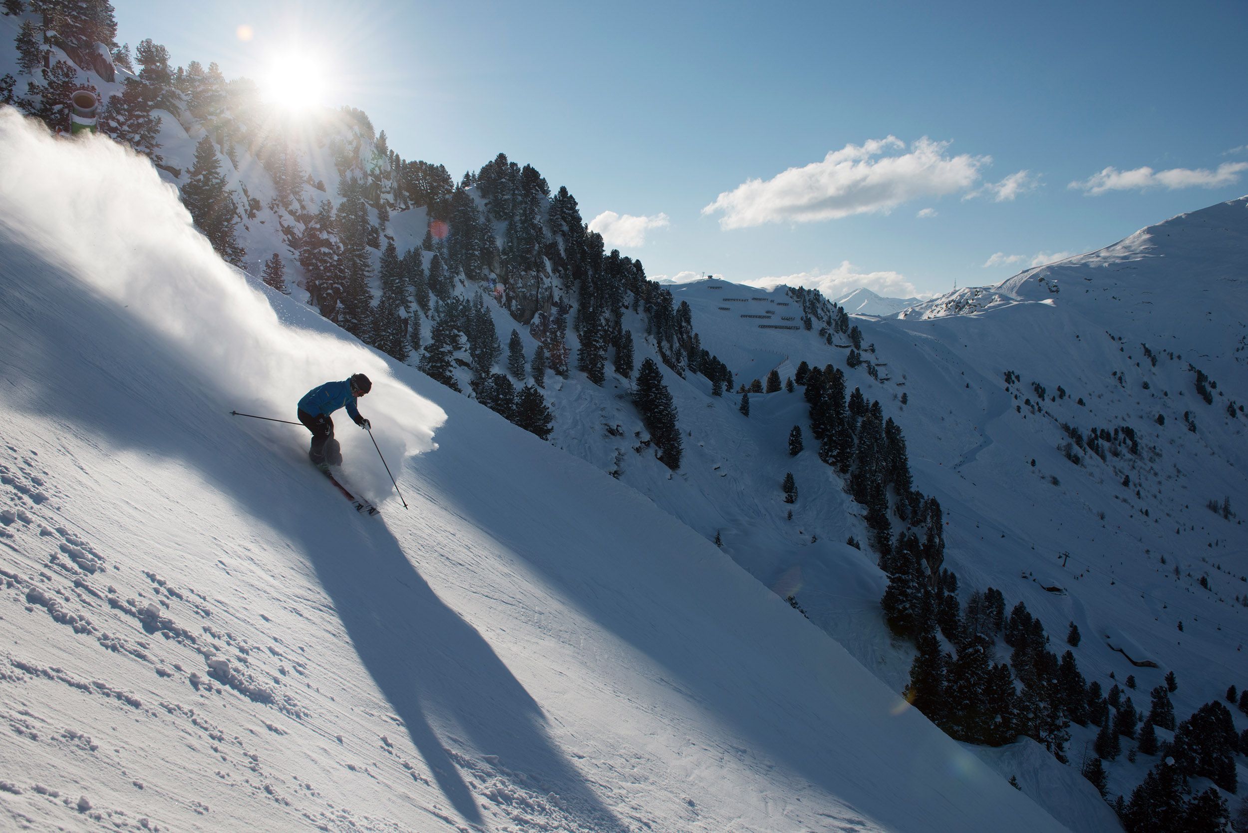 steile ski piste in mayrhofen harakiri