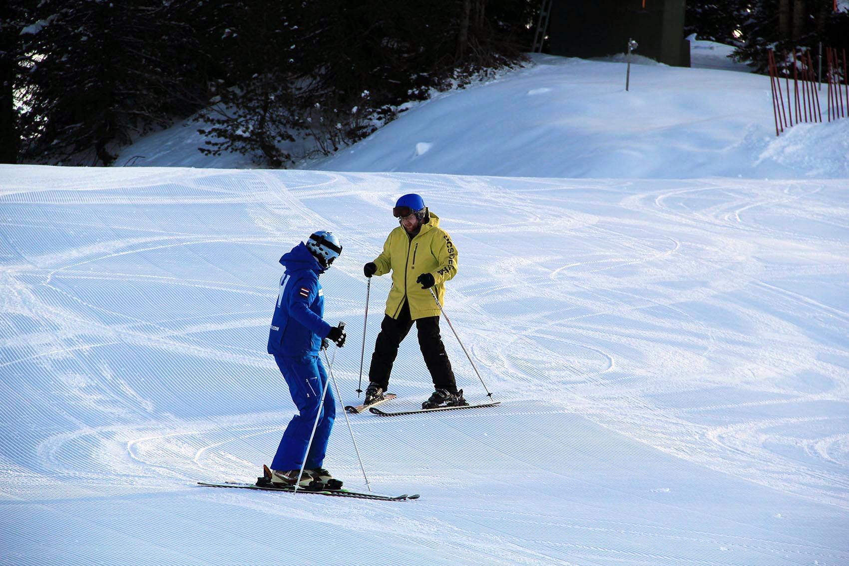Der Private Skikurs auf leeren Pisten